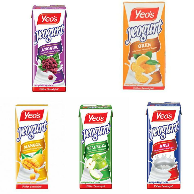 250ml Yeo's yogurt packet (24's) Shopee Singapore