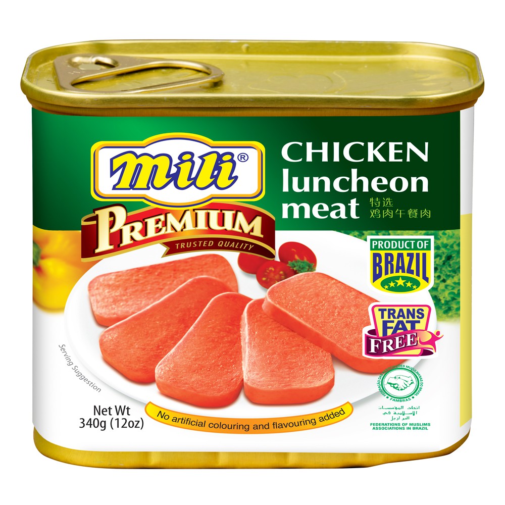 Mili Chicken Luncheon Meat, 340 Grams (Halal) (Halal) Shopee Singapore