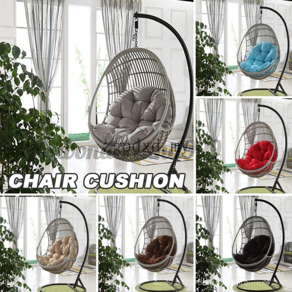 Round Hanging Egg Hammock Chair Cushion Swing Seat Cushion Thick Nest