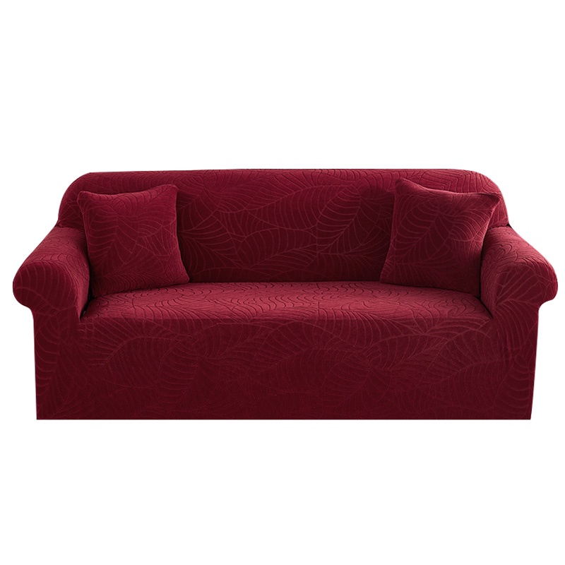 【NEW】High Grade Leaf Pattern Thick Sofa Cover 1 2 3 4 Seater Sarung