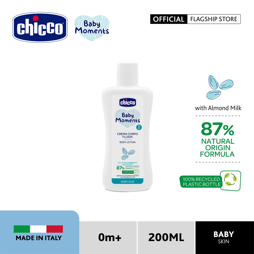 (Baby Skin) Chicco Baby Moments Body Lotion Shopee Singapore