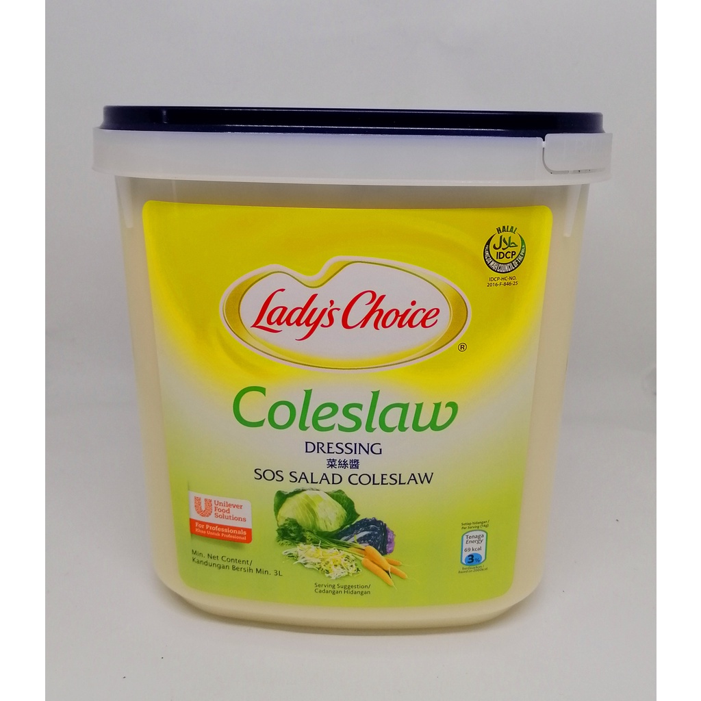 Lady's Choice Coleslaw Dressing (3L) Shopee Singapore