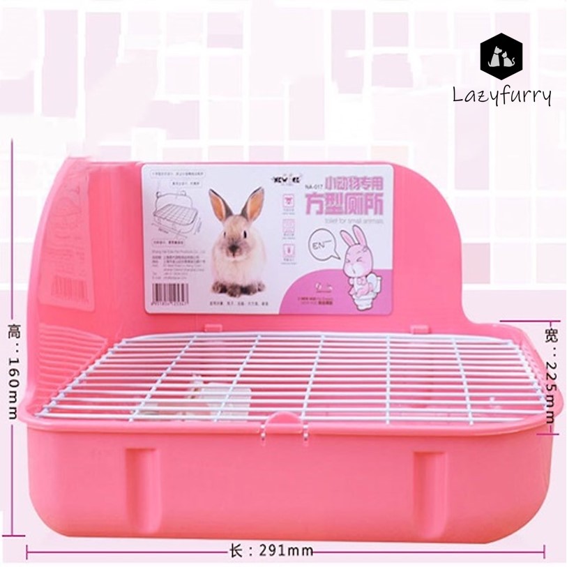 Rabbit Litter Box Chinchilla Litter Pan Small Animal Waste Tray Poop Tray Poo Pan Shopee Singapore