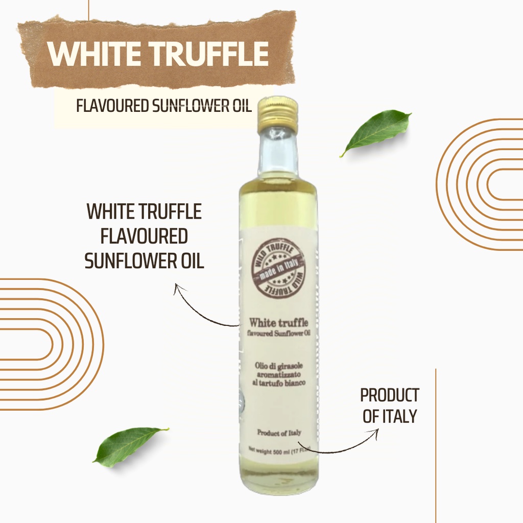 White Truffle Flavored Sunflower Oil [Craft Union] (500ml) [Halal