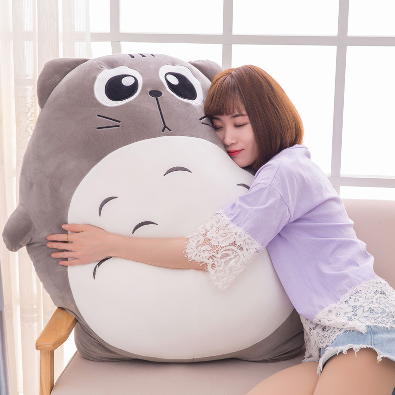 (30CM70CM)My Neighbor Totoro plush toy cute bed sleeping pillow