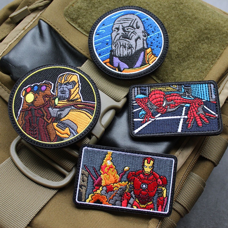 [Customized Velcro Badge to Map] Velcro Patch Anime Movie Series Badge