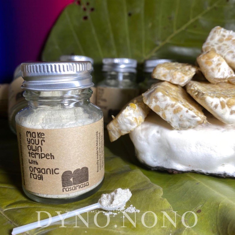 Rasamasa Organic Ragi (Tempeh) Organic Tempeh Fermented Bacteria 20g