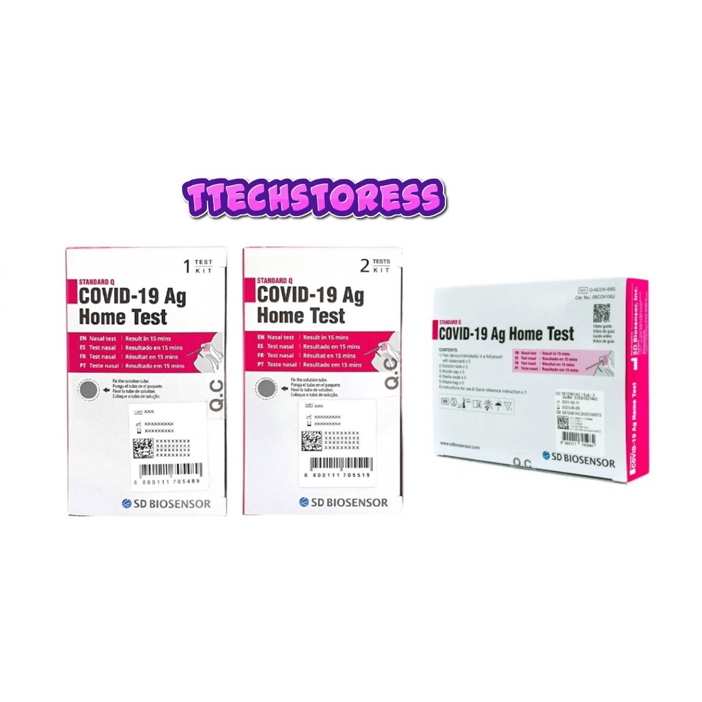 SD Biosensor Standard Q Ag Home Test Kits / ART Test Kits Shopee