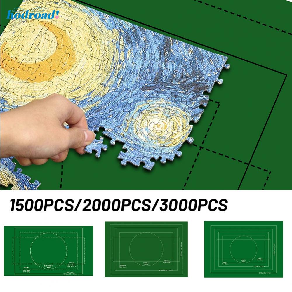 Jigsaw Puzzle Storage Mat Gift Green 1000/2000/3000 Pieces Felt Pads