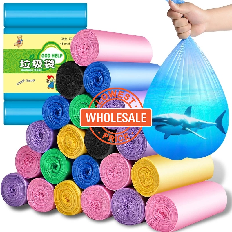 [ Wholesale Prices ] Portable Thicken Drawstring Garbage Bags