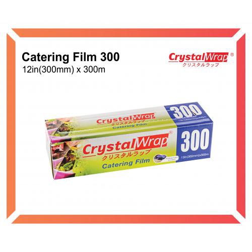 Crystal Wrap Catering Film with Cutter 12 inch ( 300mm ) x 300meter