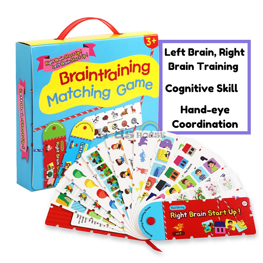 Braintraining Matching Game Left Brain Right Brain Training Rope Book