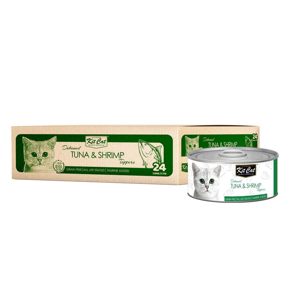 [MIXABLE] Kit Cat Kitcat Deboned Canned Can Food Wet Food topper 80g can Shopee Singapore