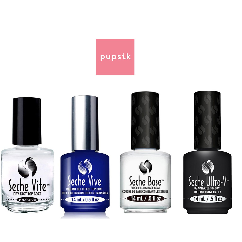 Seche Vite Dry Fast Top Coat (14ml)/Vive/Base Coat/Etc Shopee Singapore