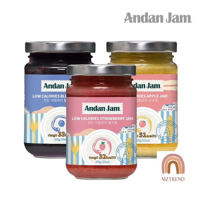 Keto Meal 66 Kcal Low Calories No Sugar Korean Jam 4 Flavors Strawberry