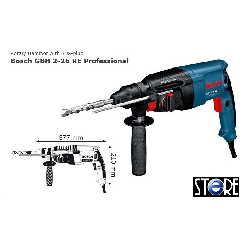 Bosch GBH 226 RE Rotary Hammer Drill 800W 2 Mode for HEAVY DUTY