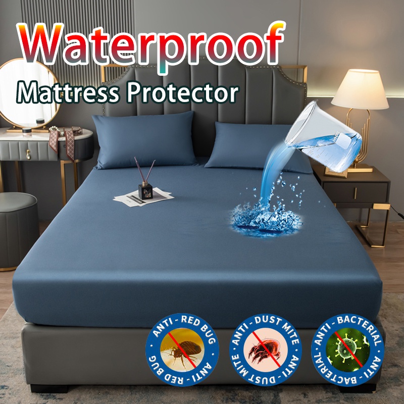SunnySunny SG Luxury 100 Waterproof Mattress Protector Premium Brushed