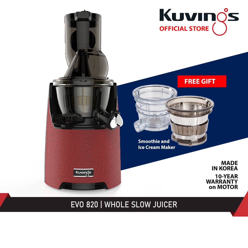 Kuvings EVO820 Whole Slow Juicer with Dual Feeding Chute for Cold Press