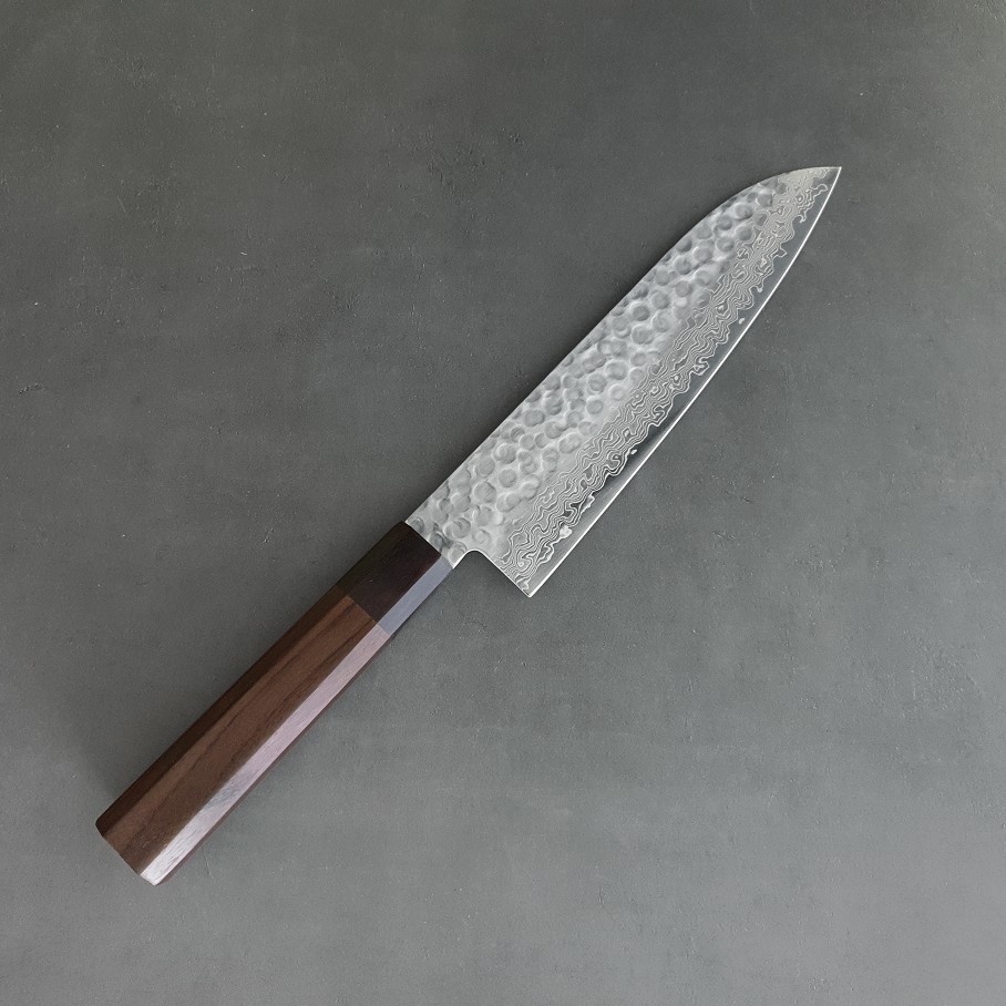 [Japan Made] Seki 19C27 Hammered Damascus Petty Nakiri Santoku Sujihiki