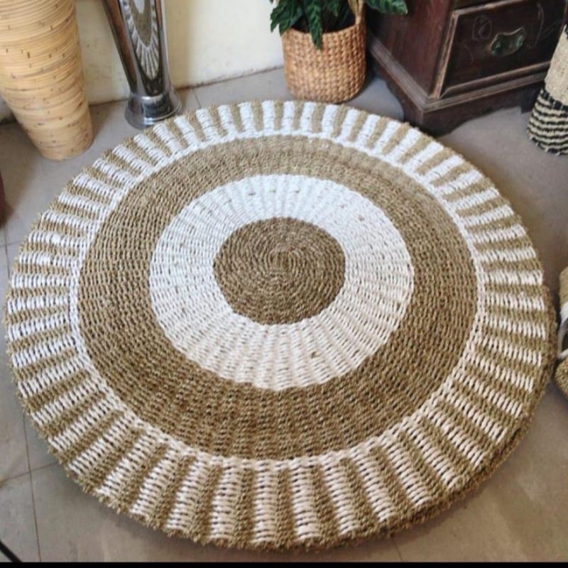 Round RUG D120CM Seagrasrug SEAGRASS Seagrasrug Woven SEAGRASS RUG
