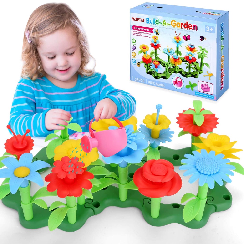 Flower Garden Building Toys Build a Bouquet Floral Arrangement