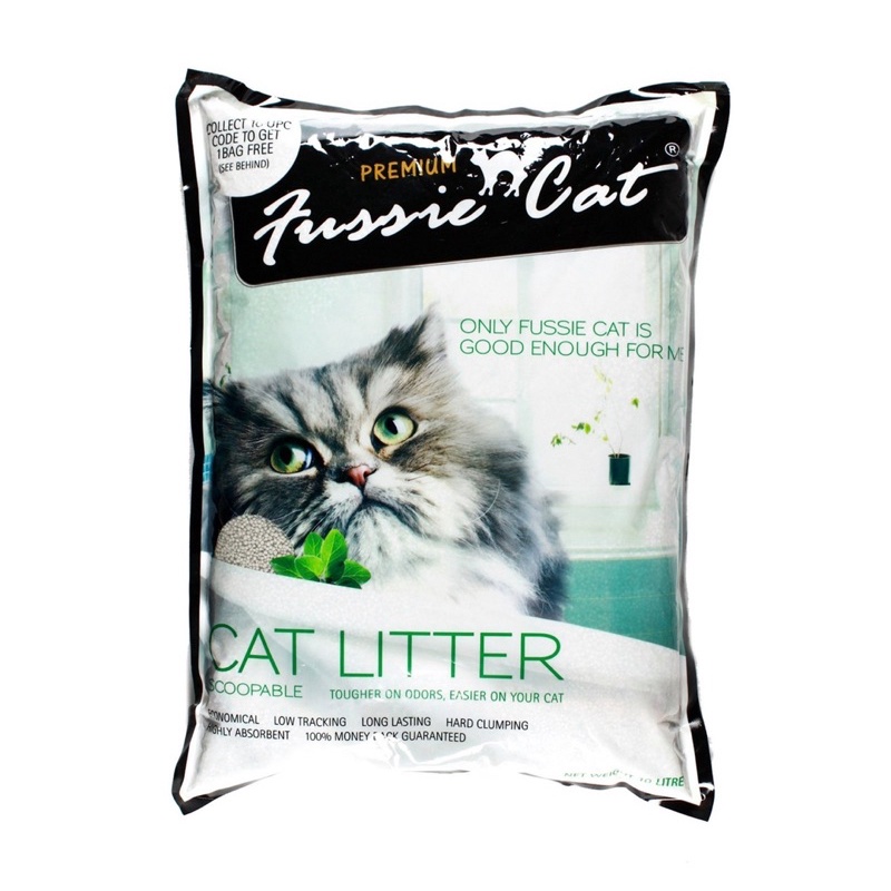 Fussie Cat Litter 10L ( Bundle of 5 Bags ) Shopee Singapore