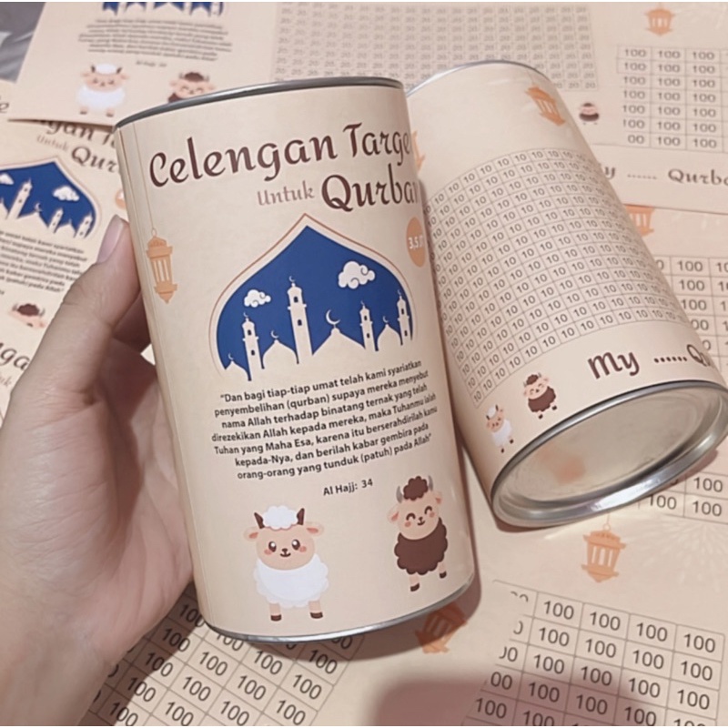 Piggy Bank target Qurban Piggy Bank Eid Aladha Shopee Singapore