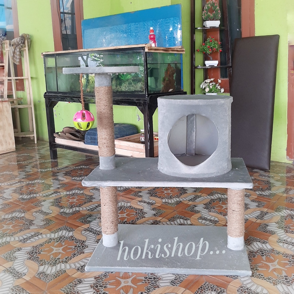 Cat tree house cat house cat house box cat house cat condo Shopee Singapore