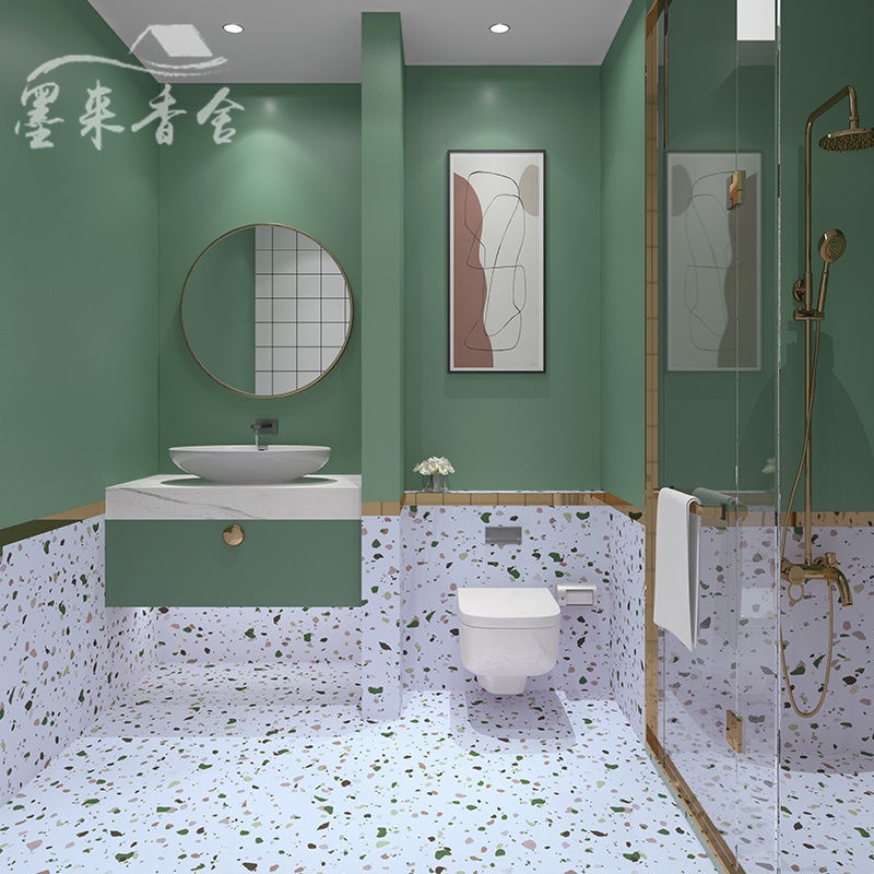 Bathroom Wallpaper Waterproof and Moistureproof Selfadhesive