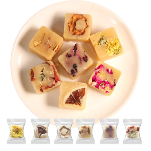 [Rock Sugar Honey Flower Tea] Tea Rock Chrysanthemum Cube (10pcs/Pkt