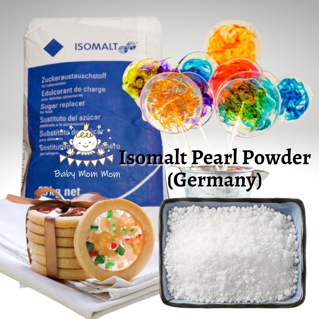 100 Isomalt Sugar Powder 玻璃糖 異麥芽酮糖醇 Crystal Candy Powder sugar lollipops hard candy