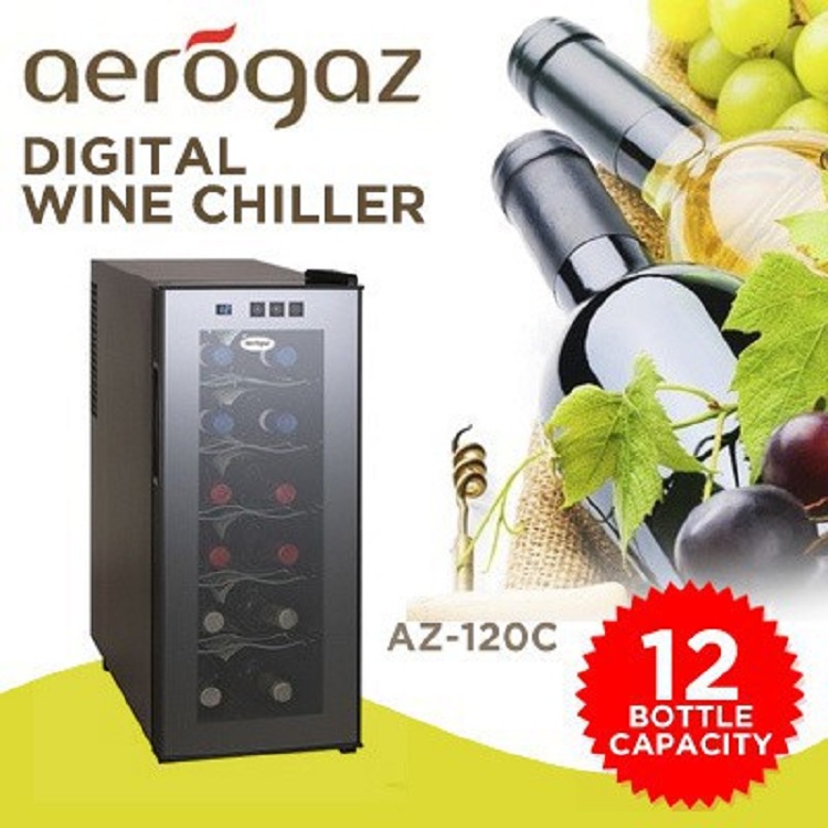 Aerogaz AZ120C Thermoelectric Wine Cooler Shopee Singapore