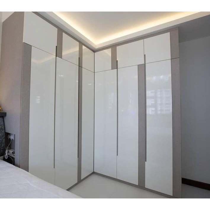 Built in FH 9.5ft Bedroom Wardrobe (With Handle for Casement dr ) Shopee Singapore