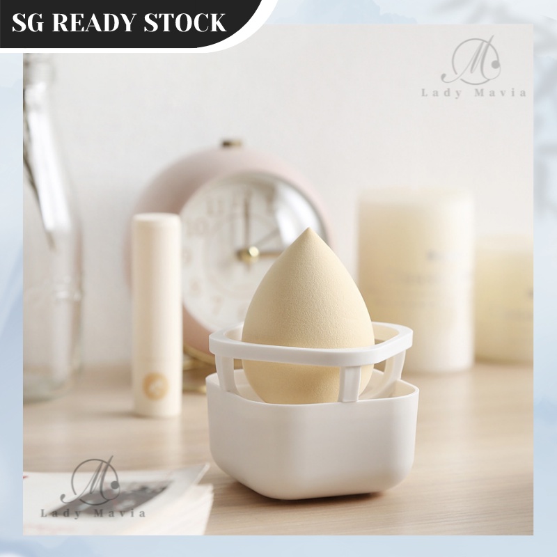 [SG STOCK] Makeup Sponge/Puff Blender Holder Drying Rack Stand Easy