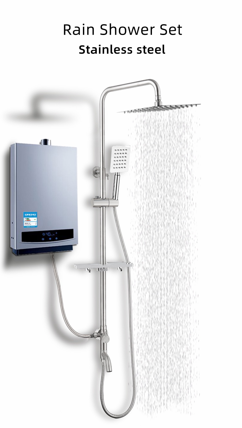 BAOKEMO Instant Water Heater Rain Shower Set bkm1036 Three Function