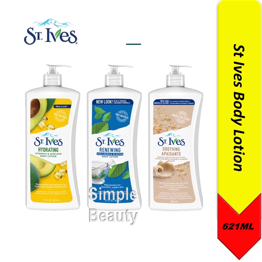 St Ives Body Lotion, 621ml Shopee Singapore