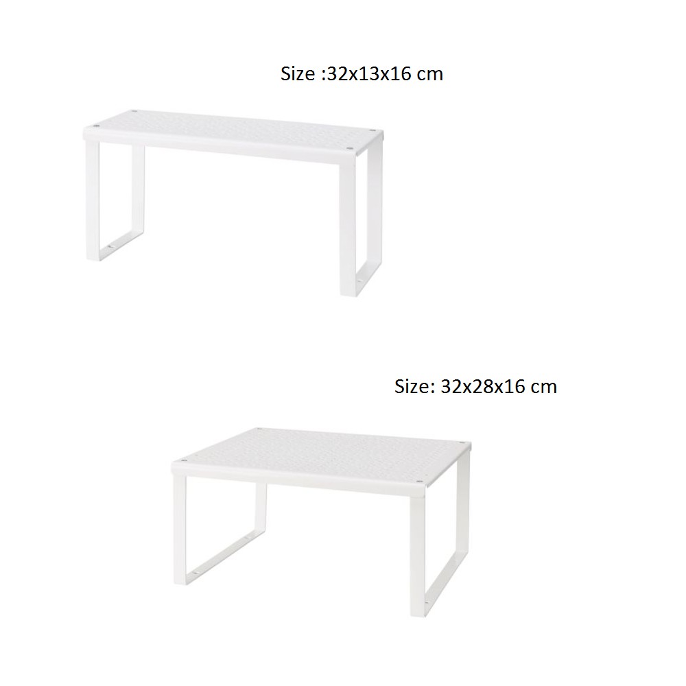 IKEA Space Saver Shelf Insert for Kitchen (White) Shopee