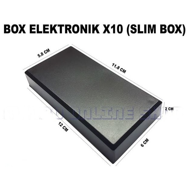 Pcb Box Electronic Box Pcb Box Universal Box Black 120x60 X 20mm