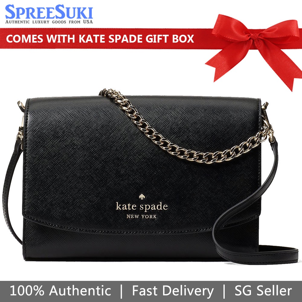 Kate Spade Handbag In Gift Box Crossbody Bag Carson Convertible Crossbody Black WKR00119