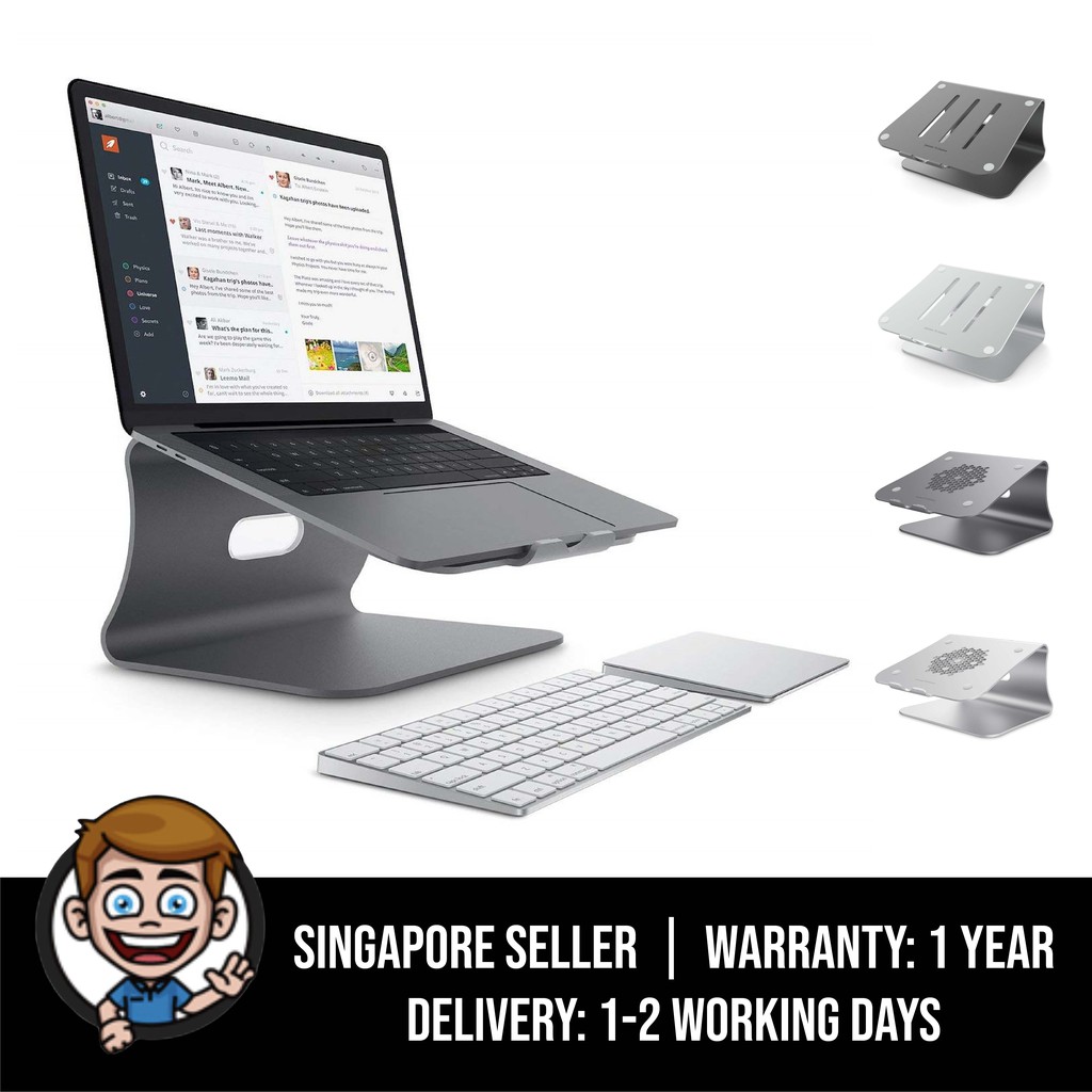 Bestand Laptop Stand, Ergonomic Aluminum Cooling Computer Stand