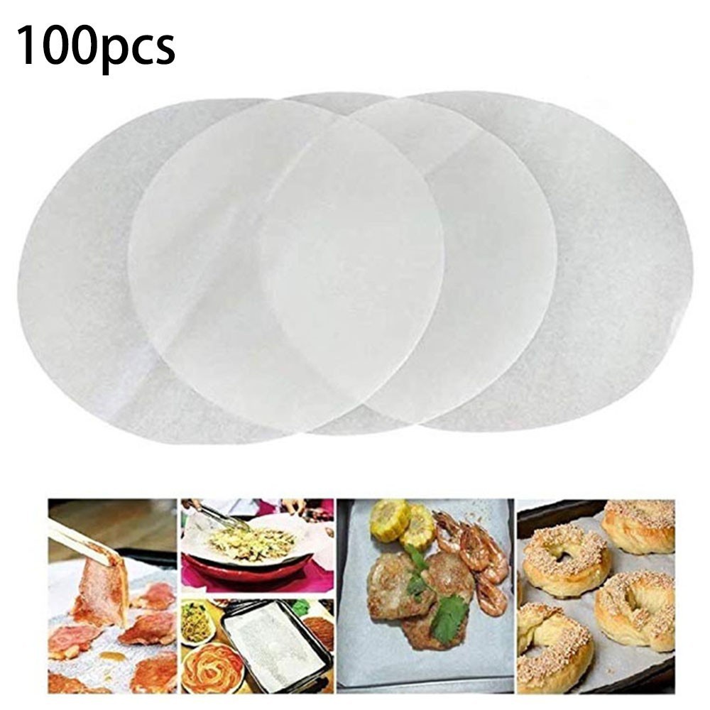 100pcs 7 inch Parchment Paper Rounds For Air Fryer/Cake/Cheesecake