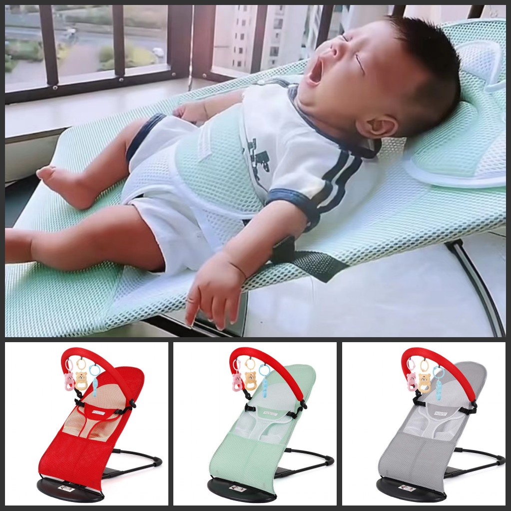 🎀SG seller🎀Baby Bouncer Seat Safe, Portable Rocker Chair with