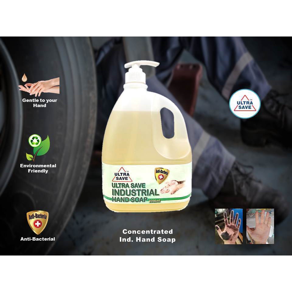 Ultra Save 4x Concentrated Industrial Hand Soap 2000ml Shopee Singapore