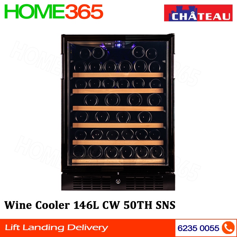 Chateau Wine Cooler 146L CW 50TH SNS (50 Bottles) Shopee Singapore