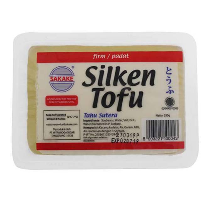 Sakake SILKEN TOFU Solid TOFU 300GRAM Shopee Singapore