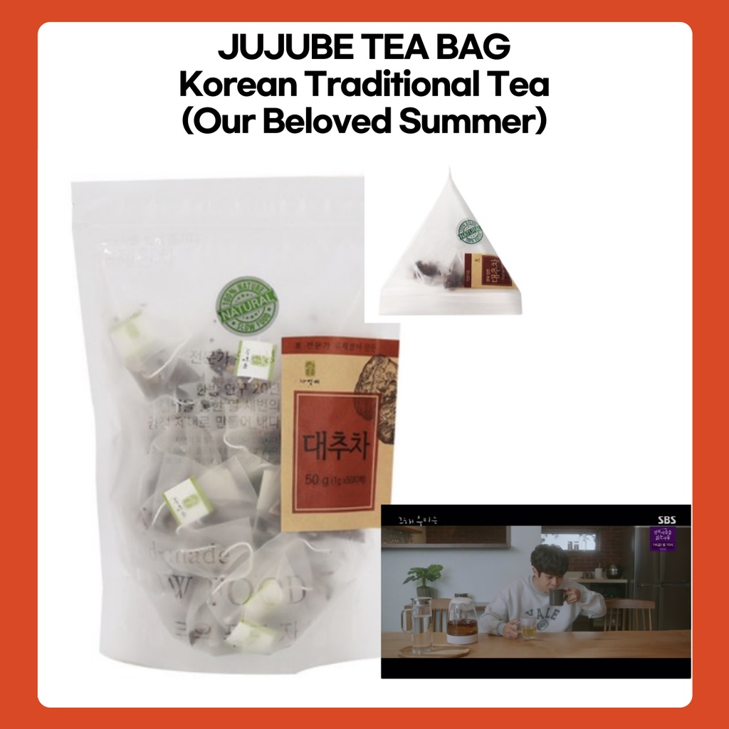 🔥JUJUBE TEA BAG🔥Korean Traditional JUJUBE Tea Bag 50EA (Our Beloved