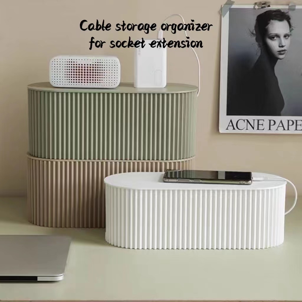 Desktop Cable Storage Organiser Management Box Organizer Extension