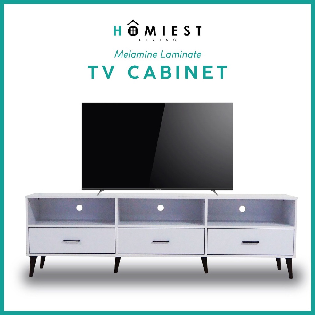 [HOMIEST] NELA TV Entertainment Unit Stand Storage Hamptons