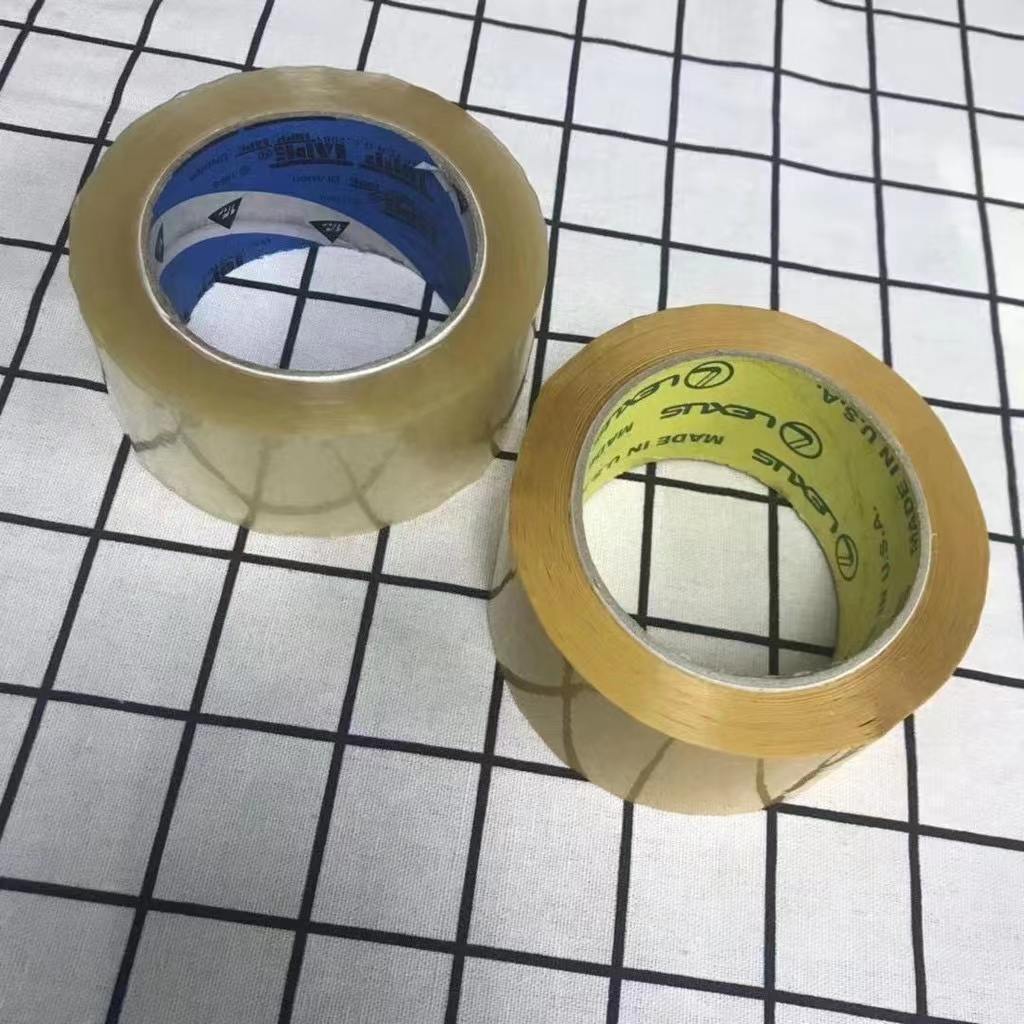 100M×2inch Packaging Tape Clear Packaging Tape and Yellow Packaging