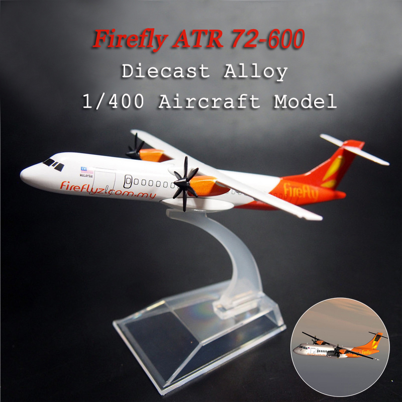 Malaysia Firefly ATR72600 Aircraft Model Diecast Metal Airplane